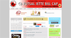 Desktop Screenshot of futsaljette.be